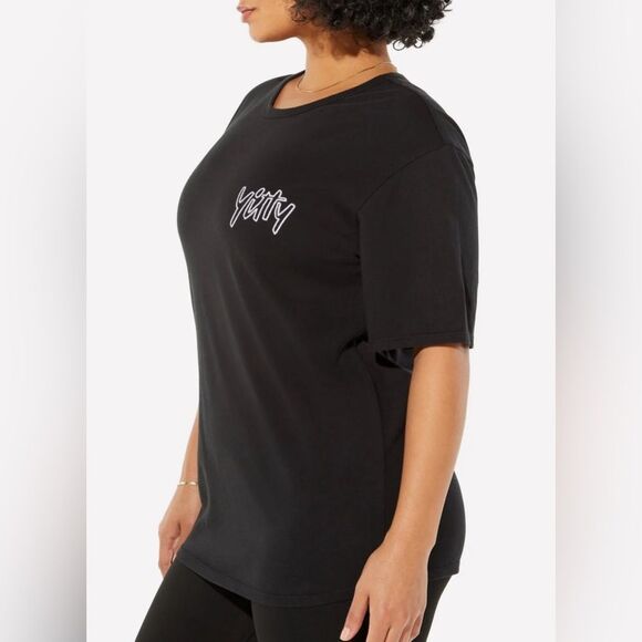 Yitty by Lizzo Women’s Size Medium NWT Major Label Classic Black and White Tee - Picture 3 of 15